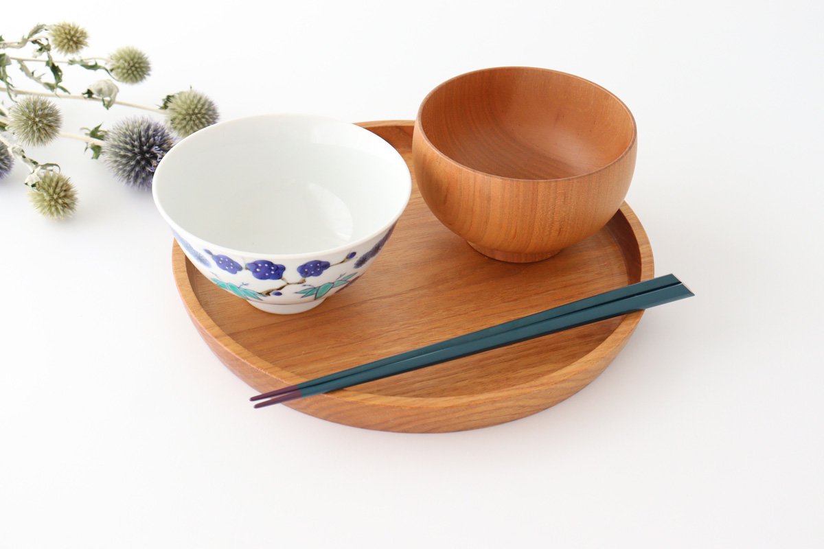 KORINDO Ten-shaved Pentagonal Chopsticks Blue 22.5cm /8.85in