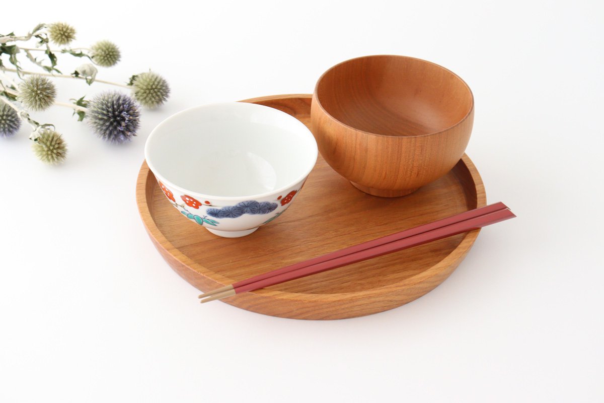 KORINDO Ten-shaved Pentagonal Chopsticks Peach 22.5cm /8.85in