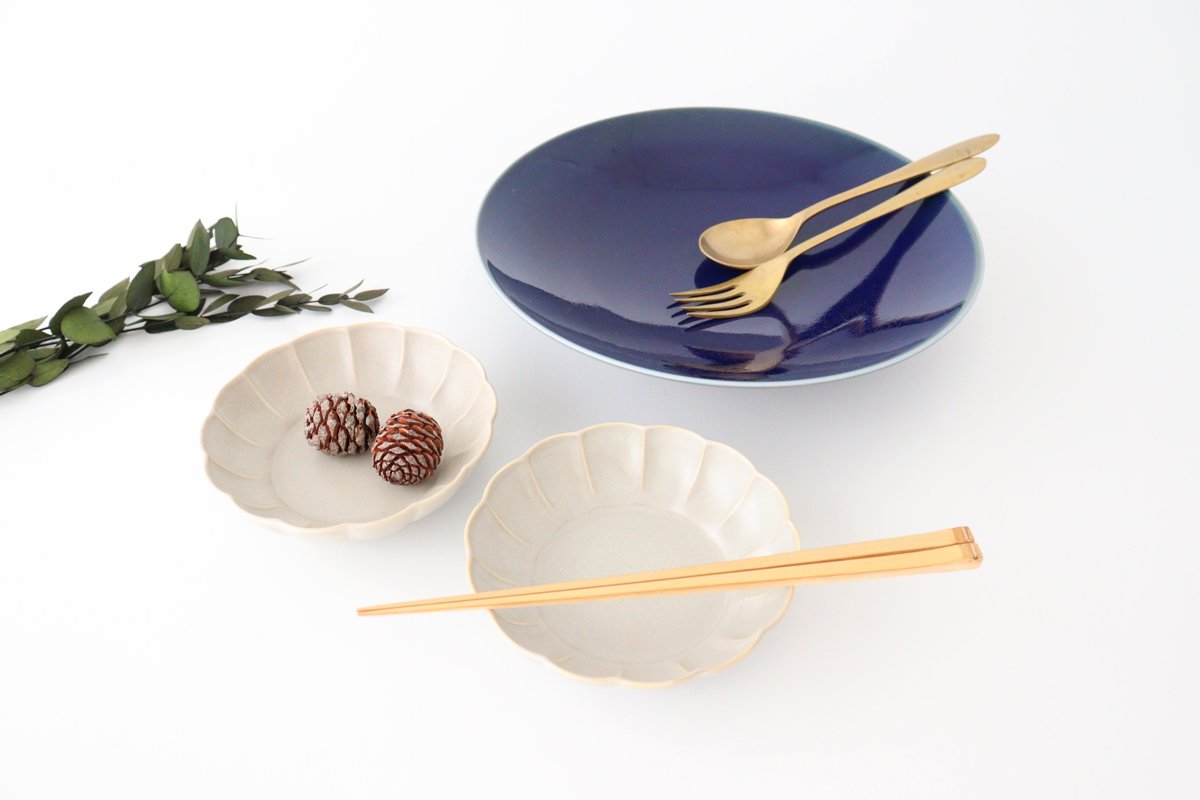 Round Plate Blue 27cm/10.6in | Mino Ware