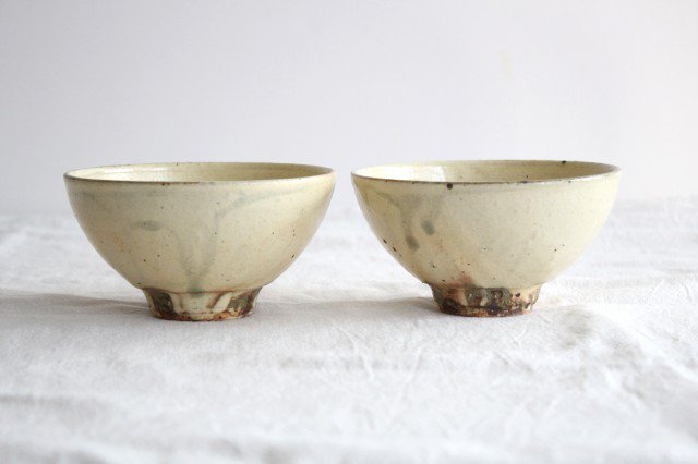 Furutani Seitosho Rice Bowl Ivory | Shigaraki Ware