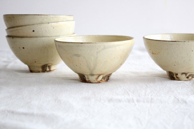 Furutani Seitosho Rice Bowl Ivory | Shigaraki Ware