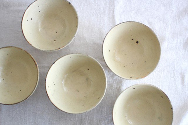 Furutani Seitosho Rice Bowl Ivory | Shigaraki Ware
