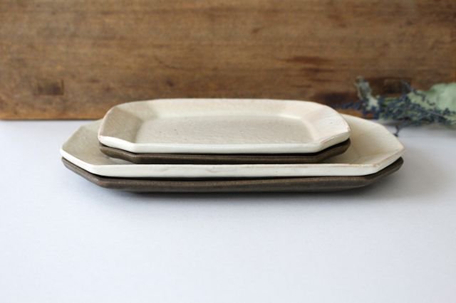 Furutani Seitosho Rust Glaze Rectangle Plate Small  | Sushi Plate-Detail14