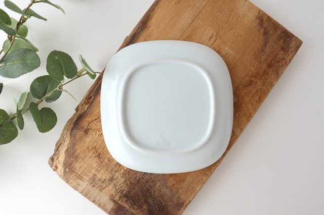 Square Plate Fower Parade Small | Sushi Plate Hasami Ware-Detail5