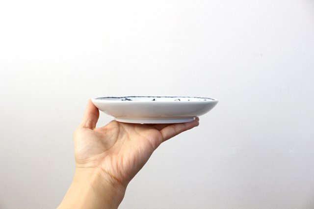 Square Plate Fower Parade Small | Sushi Plate Hasami Ware-Detail6