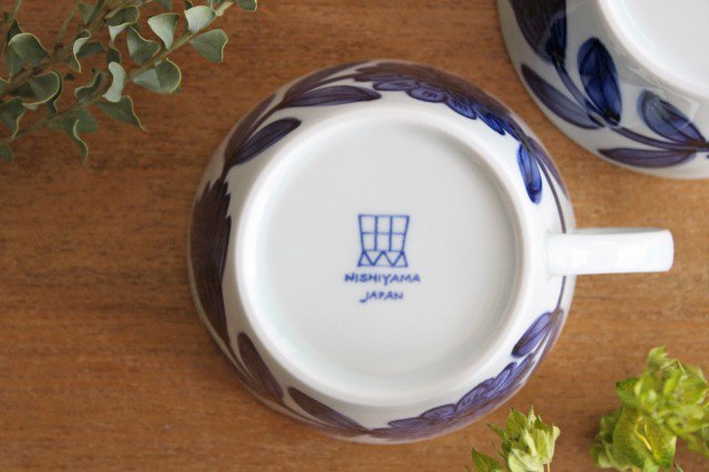 Mug Navy Daisy | Hasami Ware