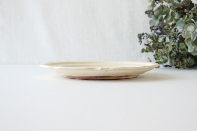 Furutani Seitosho Sculpture Plate White 21cm/8.3in