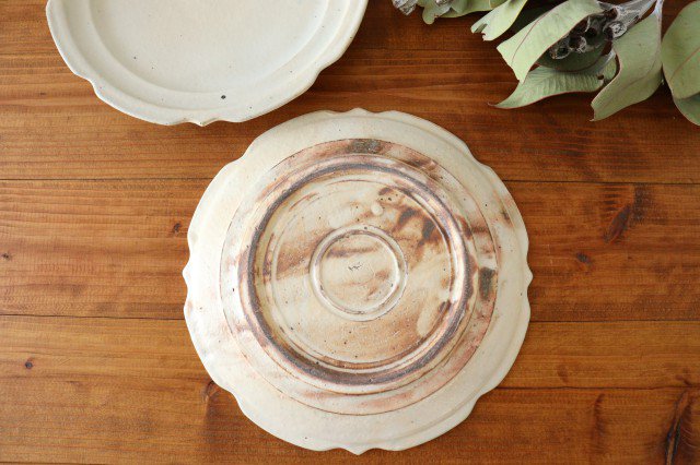Furutani Seitosho Sculpture Plate White 21cm/8.3in