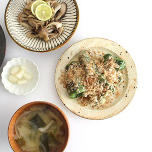 Furutani Seitosho Round Plate Ivory 16.5cm/6.5in-TOP