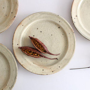 Furutani Seitosho Round Plate Ivory 16.5cm/6.5in-Detail9