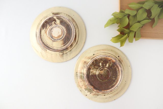 Furutani Seitosho Round Plate Unbleached Color 21cm/8.3in