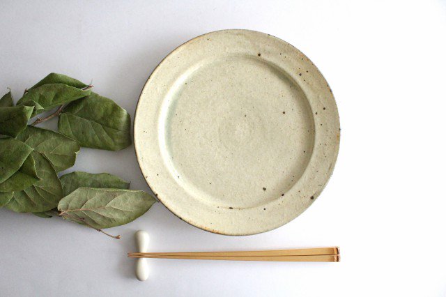 Furutani Seitosho Round Plate Unbleached Color 21cm/8.3in