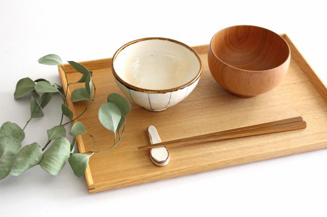 Furutani Seitosho Rice Bowl Blue Stripe | Shigaraki Ware