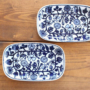 Rectangle Plate Fower Parade | Sushi Plate Hasami Ware-Detail7