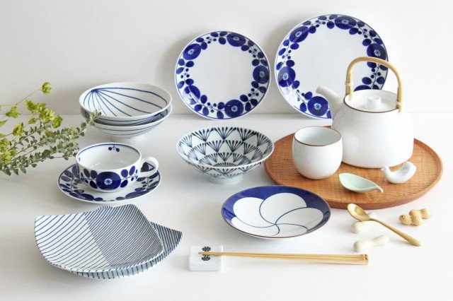 Rectangle Plate Fower Parade | Sushi Plate Hasami Ware-Detail10