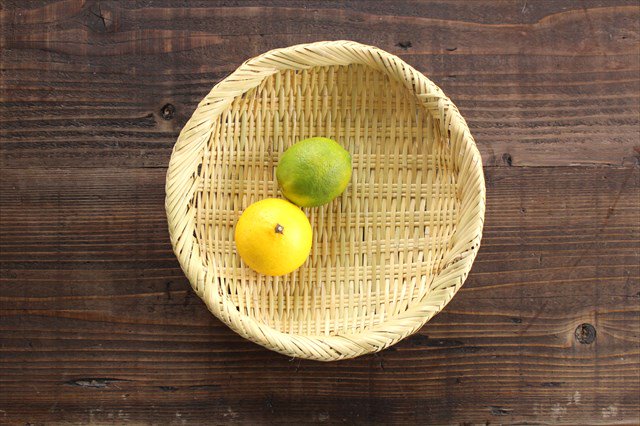Japanese Bamboo Bascketery Tray 21cm/8.3in | Iwate Bamboo Crafts