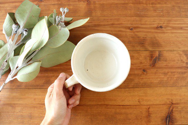 Furutani Seitosho Soup Cup Shinogi White-Detail3