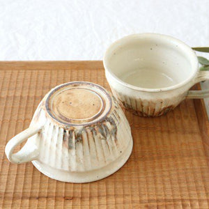 Furutani Seitosho Soup Cup Shinogi White-Detail6