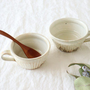 Furutani Seitosho Soup Cup Shinogi White-Detail7
