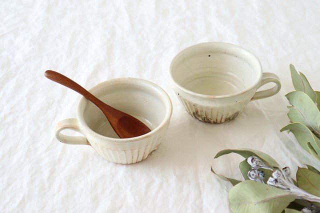 Furutani Seitosho Soup Cup Shinogi White-Detail7