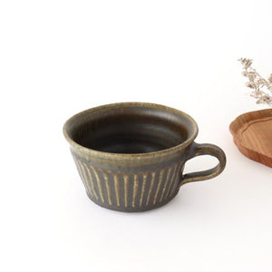 Furutani Seitosho Soup Cup Shinogi Brown-TOP
