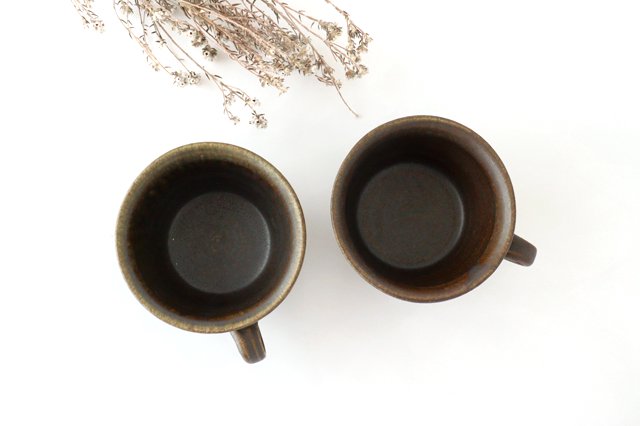 Furutani Seitosho Soup Cup Shinogi Brown-Detail4