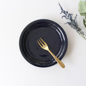 Furutani Seitosho Round Plate Blue 15cm/5.9in-TOP