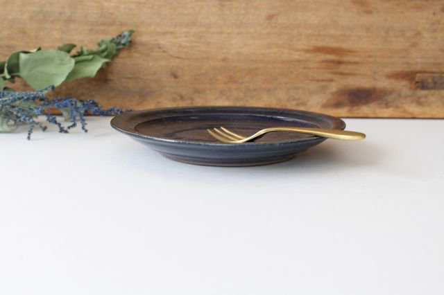 Furutani Seitosho Round Plate Blue 15cm/5.9in-Detail2