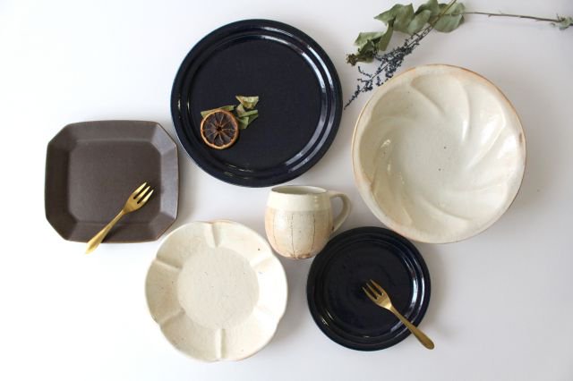 Furutani Seitosho Round Plate Blue 15cm/5.9in-Detail13