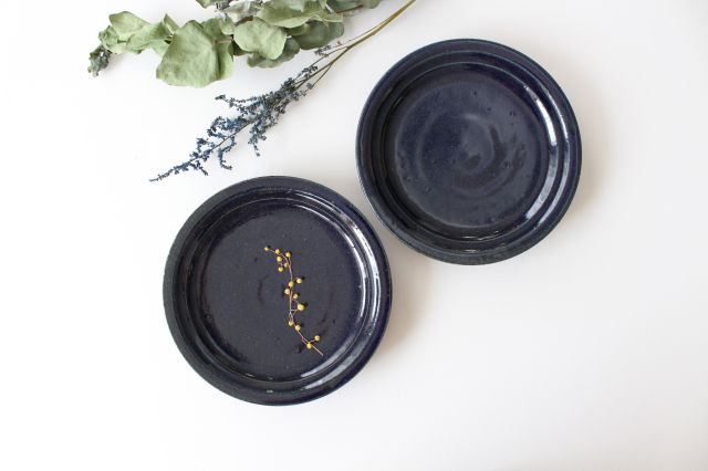 Furutani Seitosho Round Plate Blue 15cm/5.9in-Detail6