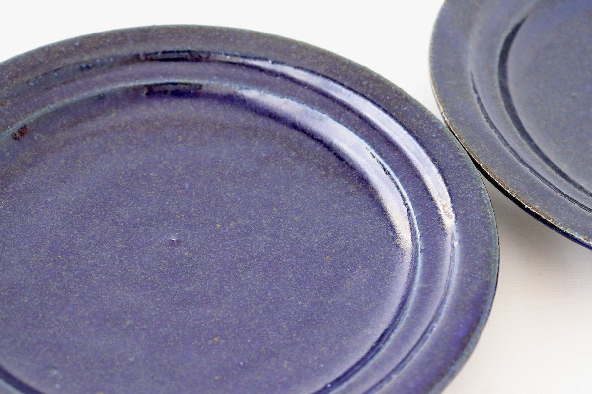 Furutani Seitosho Round Plate Blue 15cm/5.9in-Detail8