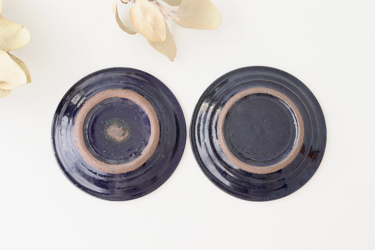 Furutani Seitosho Round Plate Blue 15cm/5.9in-Detail10