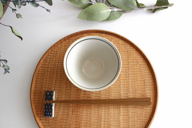 ORIME Rice Bowl Herringbone BROWN | Hasami Ware