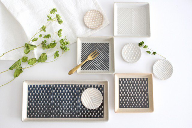 ORIME Small Bowl Herringbone White | Kobachi Hasami Ware