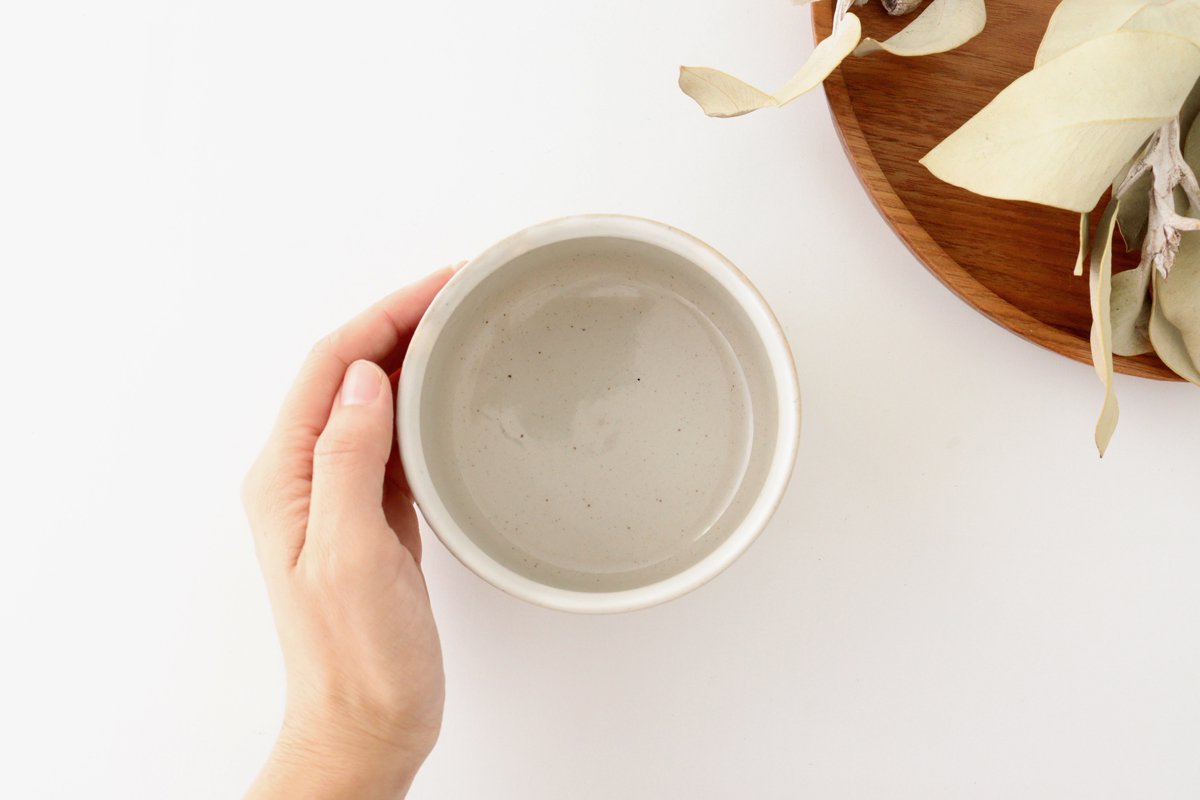 ORIME Small Bowl Herringbone White | Kobachi Hasami Ware