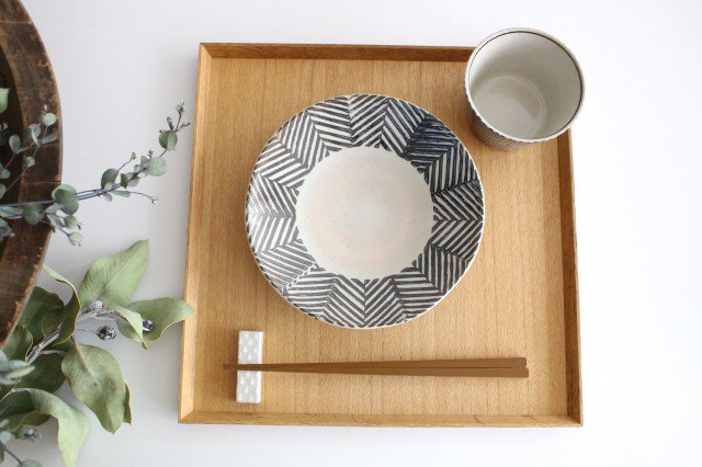 ORIME Chopstick Rest Pique White | Hashioki Hasami Ware