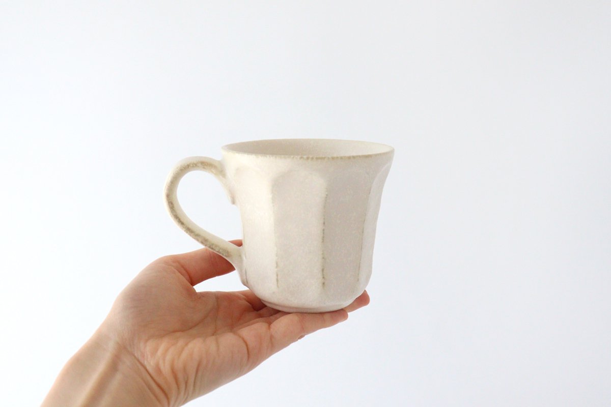 Chrysanthemum-shaped Mug | Mino Ware
