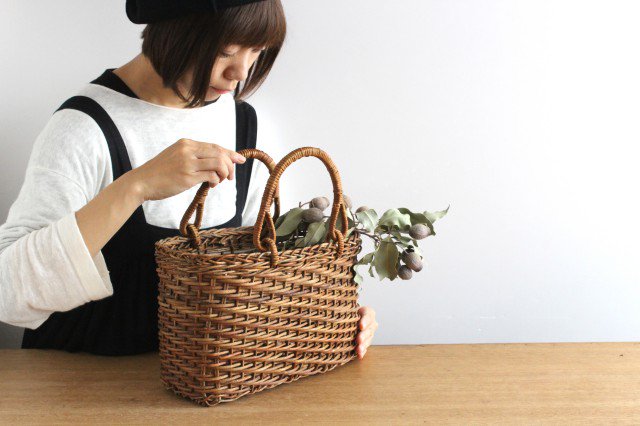 Aomori Akebi Vines Craft Akebi Basket Bag 【A】
