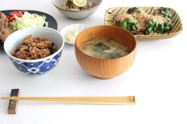 Shirasagi Woodworking Soup Bowl Natural Sakura M | Lacquerware-Detail7