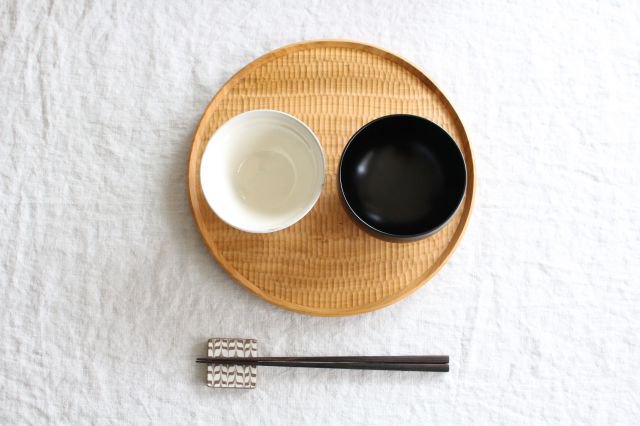 Shirasagi Woodworking Soup Bowl Black Sakura M | Lacquerware