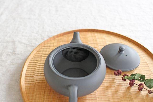 Azumaya Japanese Teapot Back Handle Clay | Kyusu
