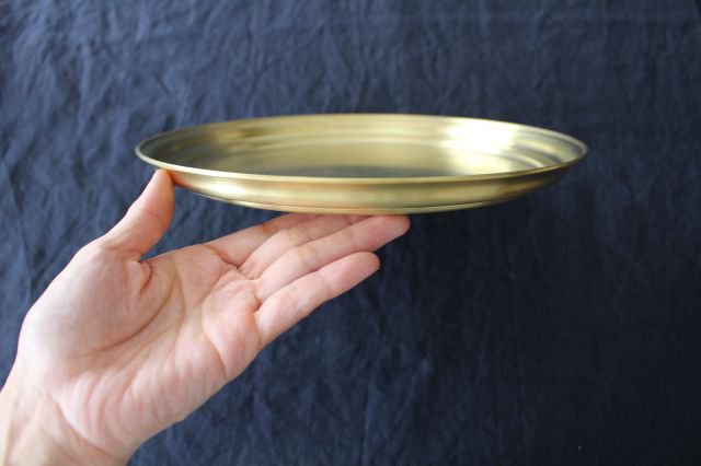 Azumaya Small Brass Tray Obon