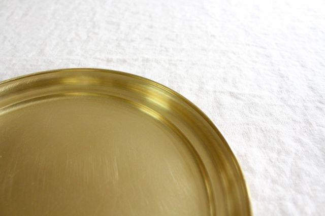 Azumaya Small Brass Tray Obon