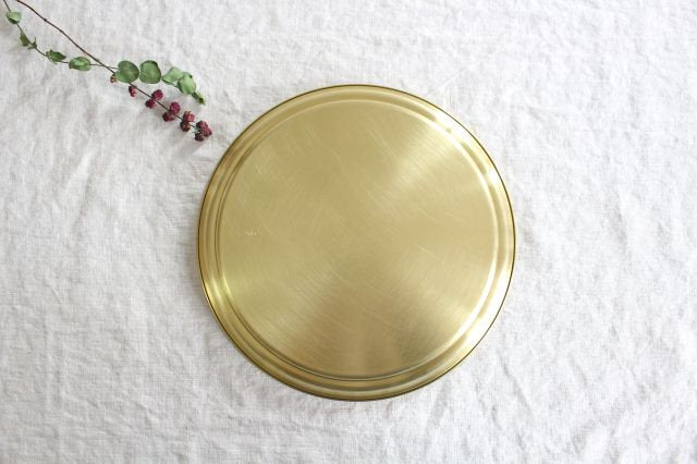 Azumaya Small Brass Tray Obon