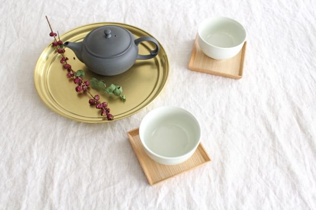 Azumaya Small Brass Tray Obon