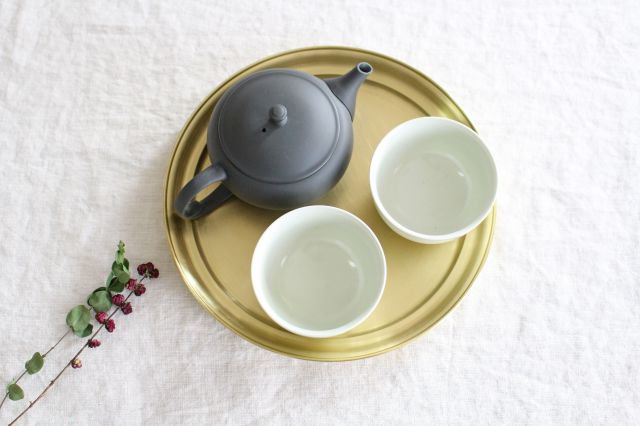 Azumaya Small Brass Tray Obon