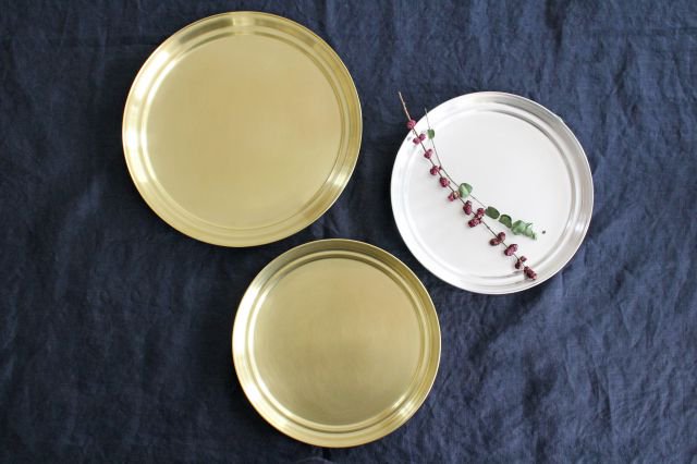 Azumaya Small Brass Tray Obon