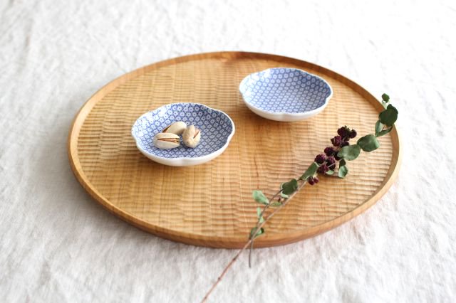 Azumaya Sauce Plate Plum Inban-Detail6