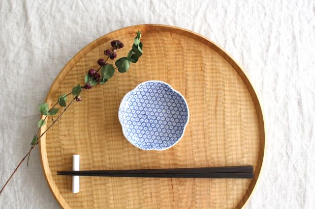 Azumaya Sauce Plate Plum Inban-Detail8