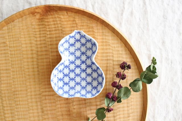 Azumaya Sauce Plate Gourd Inban-TOP